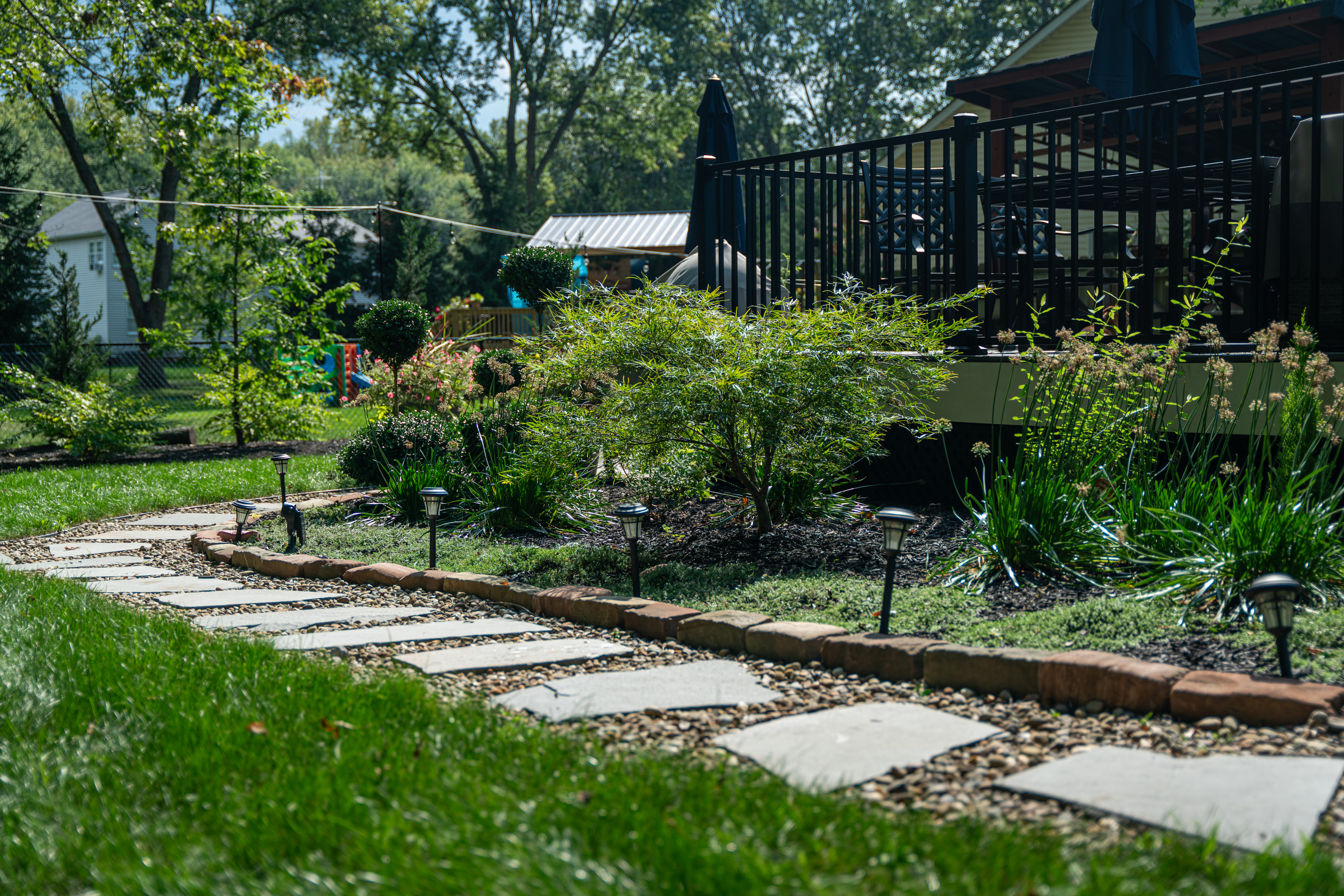 Full backyard transformation, Highbridge Court